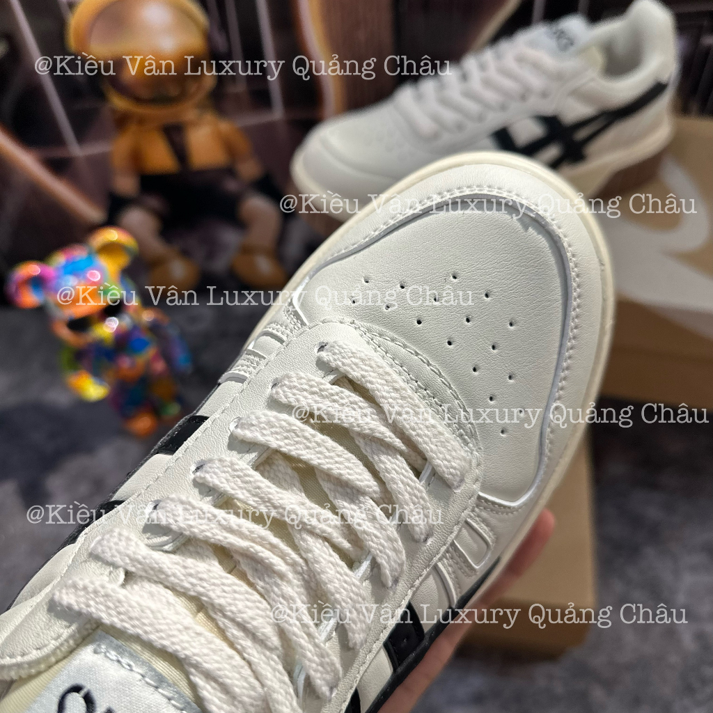 Giày Thể Thao Asics.Court MZ Kem Đen Bản Cao Cấp Đầy Đủ Màu Mẫu Mới Siêu Hot