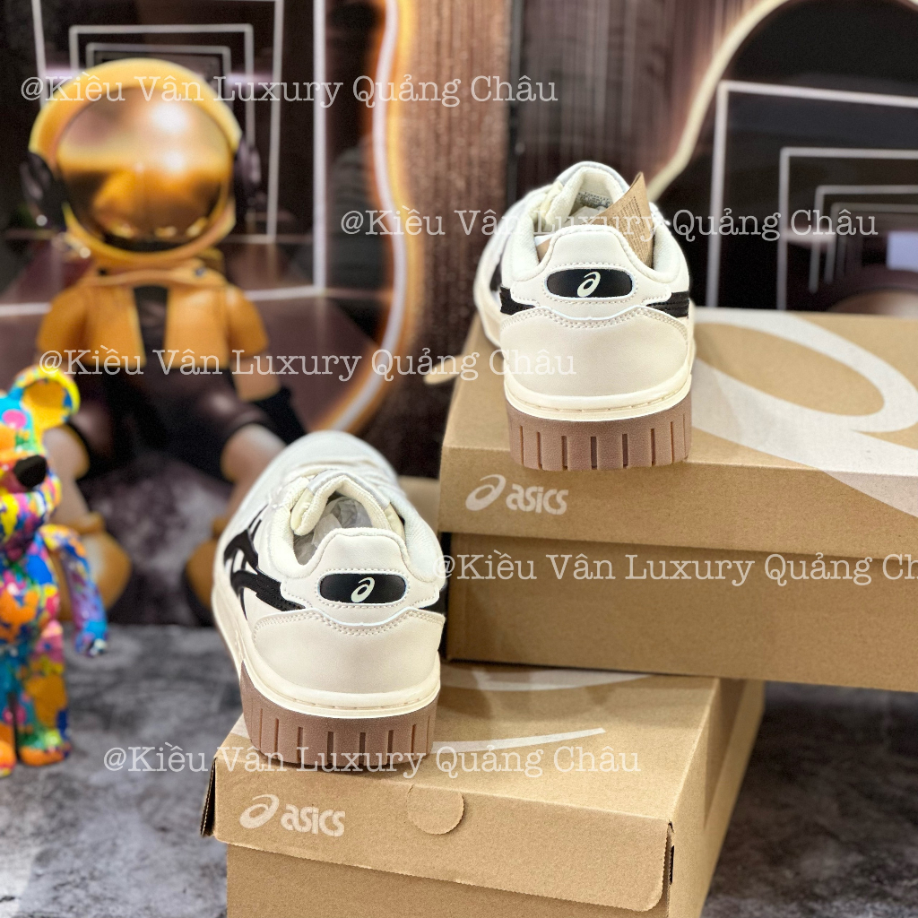 Giày Thể Thao Asics.Court MZ Kem Đen Bản Cao Cấp Đầy Đủ Màu Mẫu Mới Siêu Hot