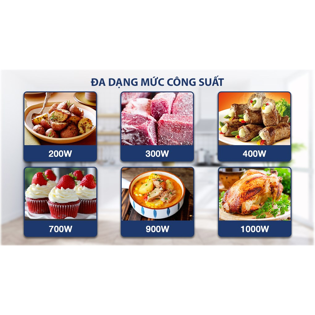 Lò vi sóng Panasonic GM34NBYUE 24 lít, có nướng, mặt đen sang trọng, chính hãng, bảo hành 12 tháng