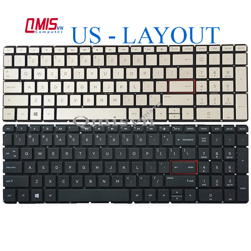 Bàn phím laptop HP Pavilion 15-bs000 15-bu000 15-bw000 15-cc000 15-cd000 15-cs000 15-ck000 15s-fq000