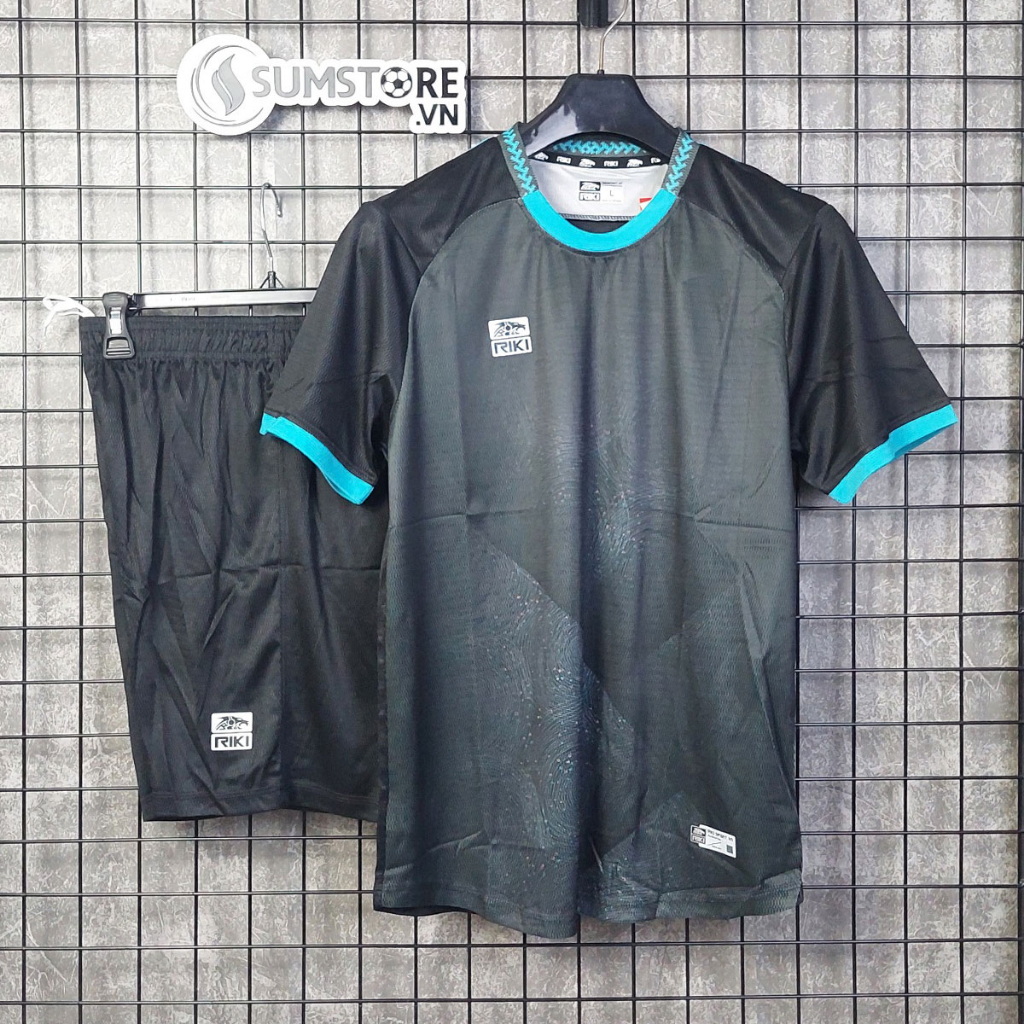 Áo Đá Bóng Không Logo Furio 2 Đen - Áo Thể Thao Nam Nữ Mới