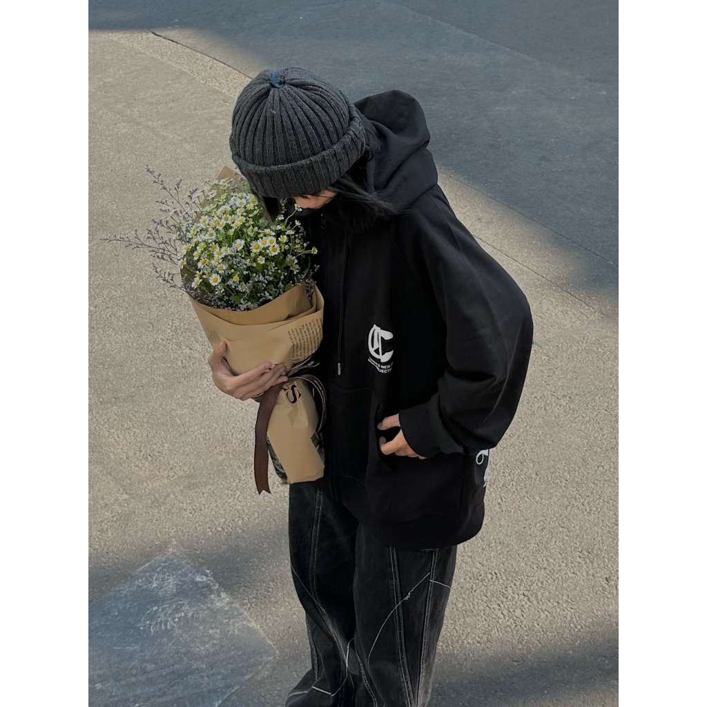 Áo Hoodie Zip Cinder Awake Áo hoodie nam nữ form rộng in lụa cao cấp local brand chinh hang