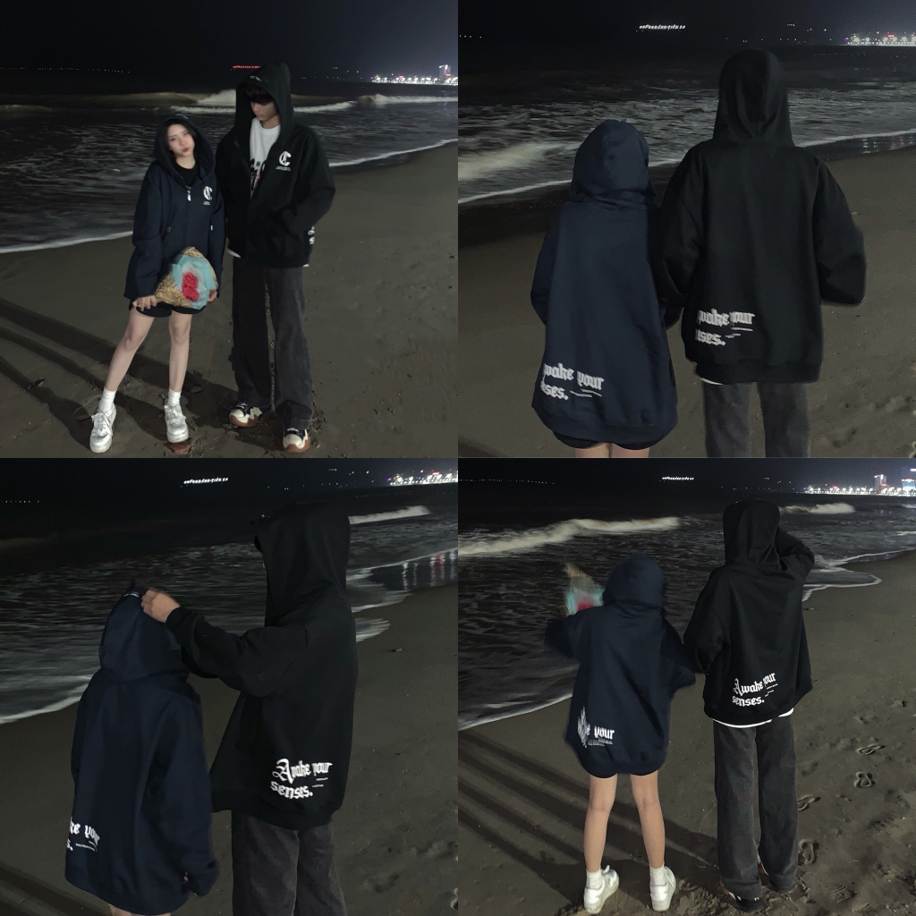 Áo Hoodie Zip Cinder Awake Áo hoodie nam nữ form rộng in lụa cao cấp local brand chinh hang