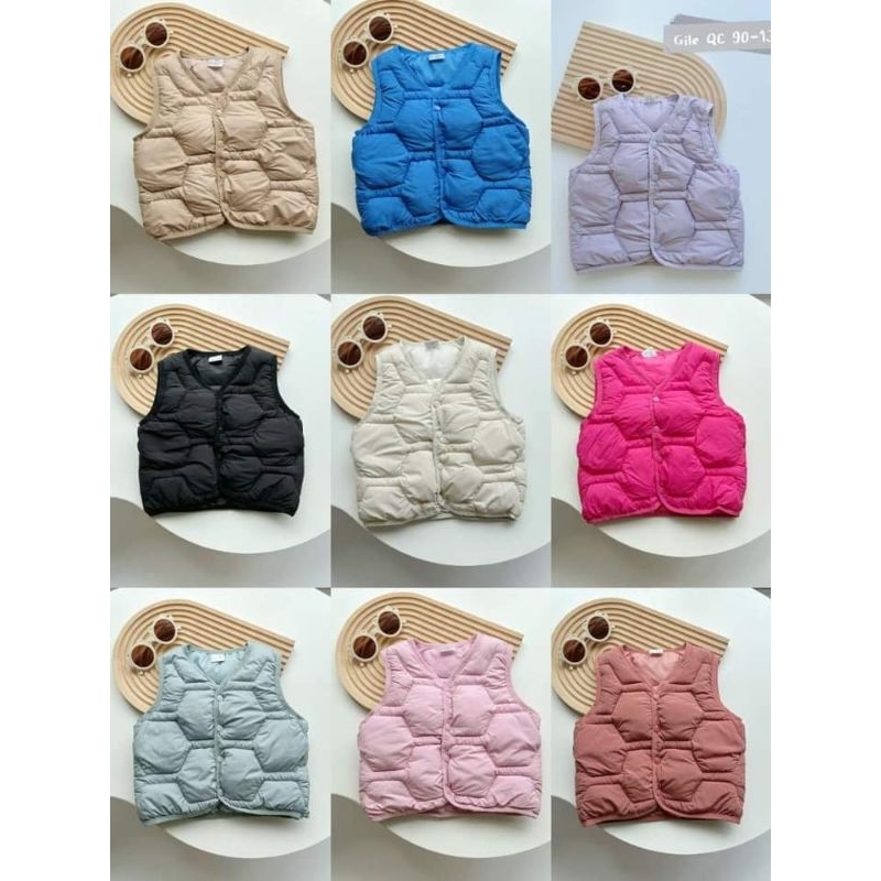 Áo gile phao siêu nhẹ