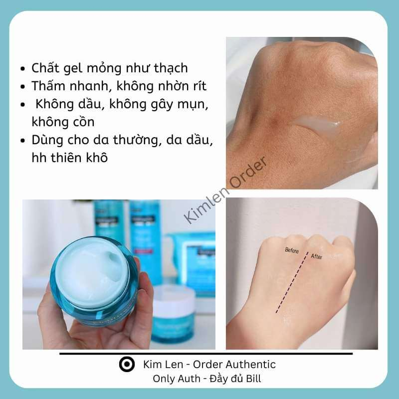 Kem cấp ẩm Neutrogena căng mọng, cấp ẩm không nhờn rít 50ml