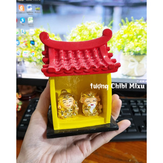 Miếu Ông Bà Tài - Lộc mô hình bàn thờ Thần Tài mini