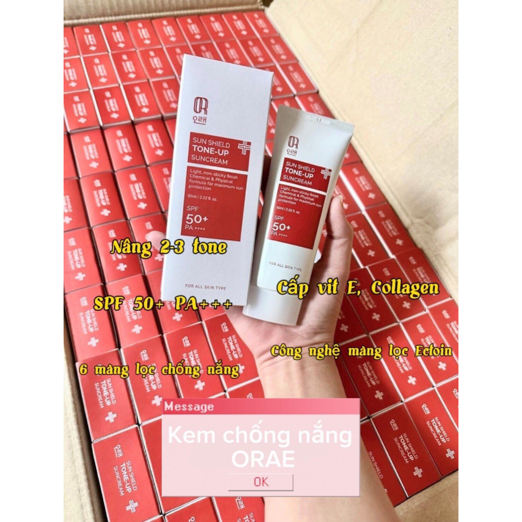 KCN orea đỏ 60ml nâng toen, dưỡng trắng dùng cho moii loại da