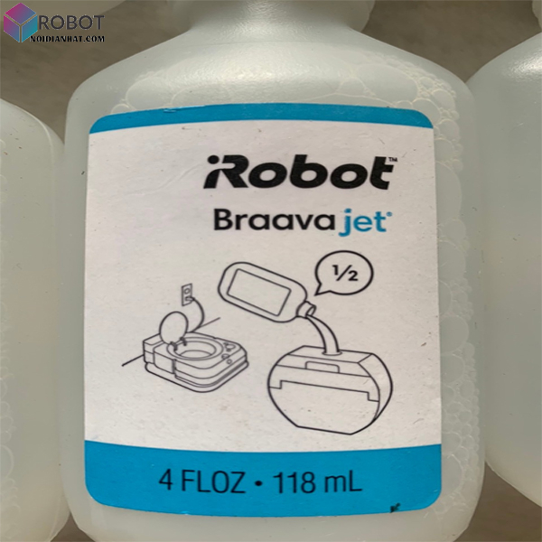Chính hãng Nước lau nhà cho iRobot Braava 240 380 381 M6 118ml