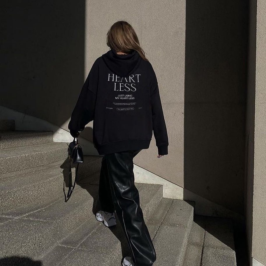 Áo Hoodie BLACKDOKI-HEARTLESS , áo hoodie nỉ bông form rộng dày dặn oversize