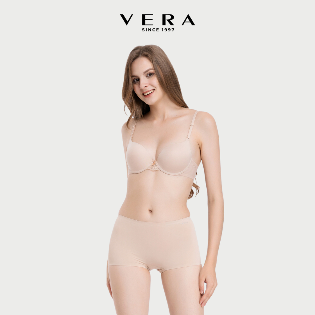 Quần lót nữ đúc su trơn dáng Boyshort Vera seamless chống lộ viền mặc trong váy - V0511