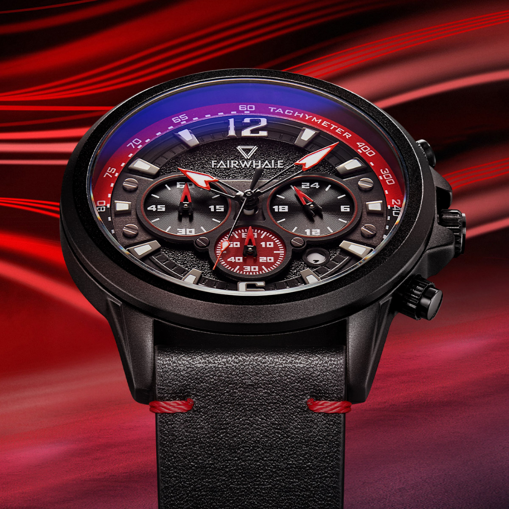 Đồng Hồ Nam Chính Hãng Mark Fairwhale FW006 Mặt Tròn Size 42mm Dây Da Thật Chống Nước 30M Phong Cách Trẻ Trung Tinh Tế