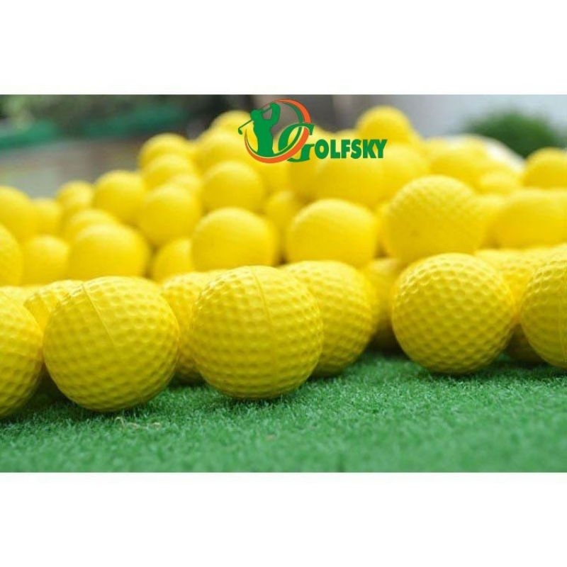 Bóng golf PU tập golf tại nhà, bóng golf cao su non không lo vỡ đồ đạc