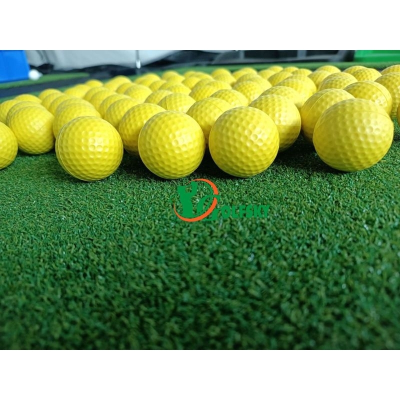 Bóng golf PU tập golf tại nhà, bóng golf cao su non không lo vỡ đồ đạc