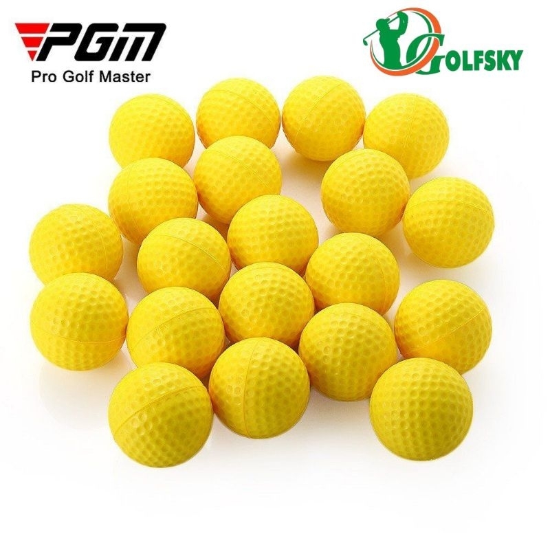 Bóng golf PU tập golf tại nhà, bóng golf cao su non không lo vỡ đồ đạc