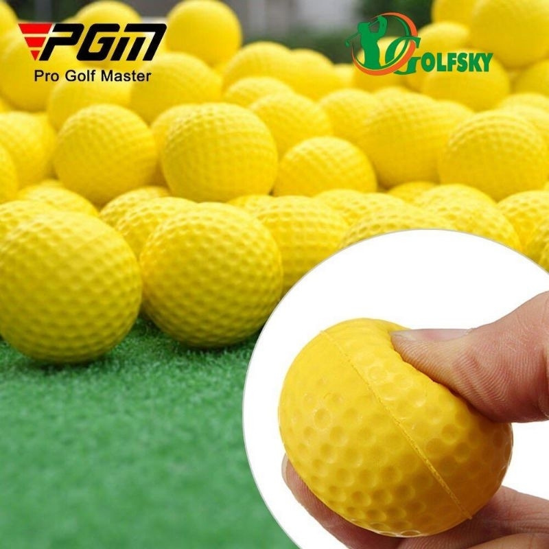 Bóng golf PU tập golf tại nhà, bóng golf cao su non không lo vỡ đồ đạc
