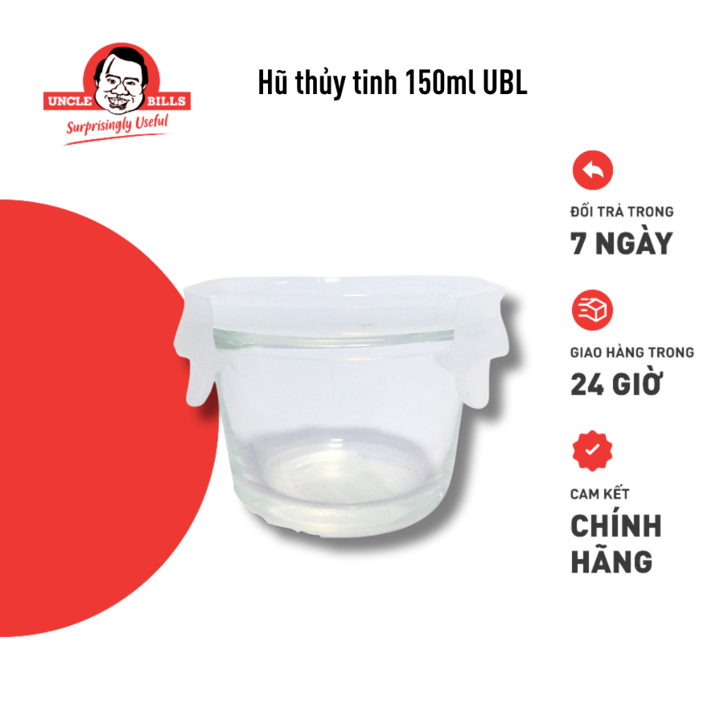 Hủ Thủy Tinh 150ml Uncle Bills KS1328 - 1 Hủ