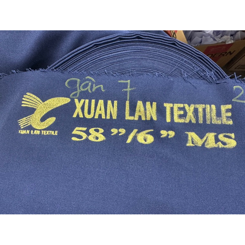 Vải terin Xuân Lan khổ 1m5 may váy, quần đồng phục học sinh