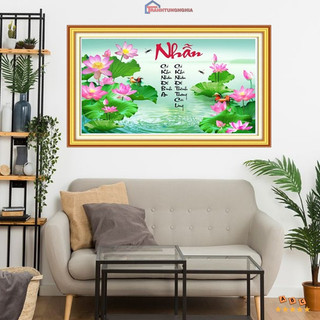 Tranh đính đá - tranh thêu chữ thập chữ nhẫn