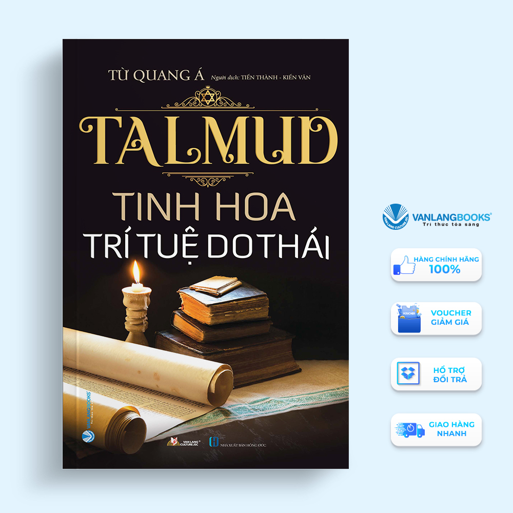 Sách Vanlangbooks Talmud - Tinh Hoa Trí Tuệ Do Thái