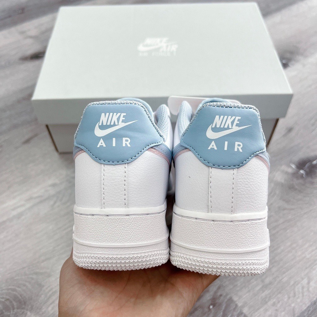 Giày _Nike Air Force 1 lv8 nữ full size 36>40, giày Af1 trắng xanh bản S.Cấp trung full pk