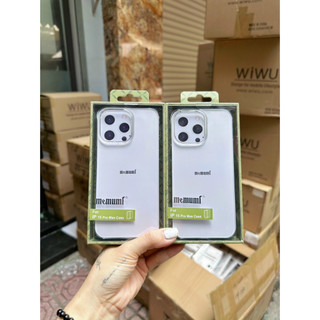 Ốp lưng trong suốt cứng siêu mỏng memumi cho IPhone 11/12 Pro Max/13 Pro Max/14 pro Max/IPhone 15 pro Max