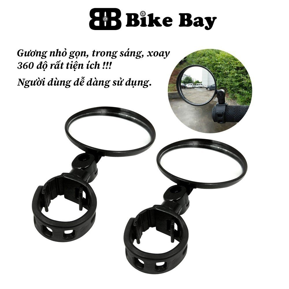 Gương xe đạp, gương chiếu hậu BIKEBAY hàng sịn GX01