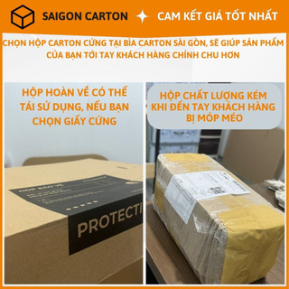 50 Hộp carton COD 25x10x10