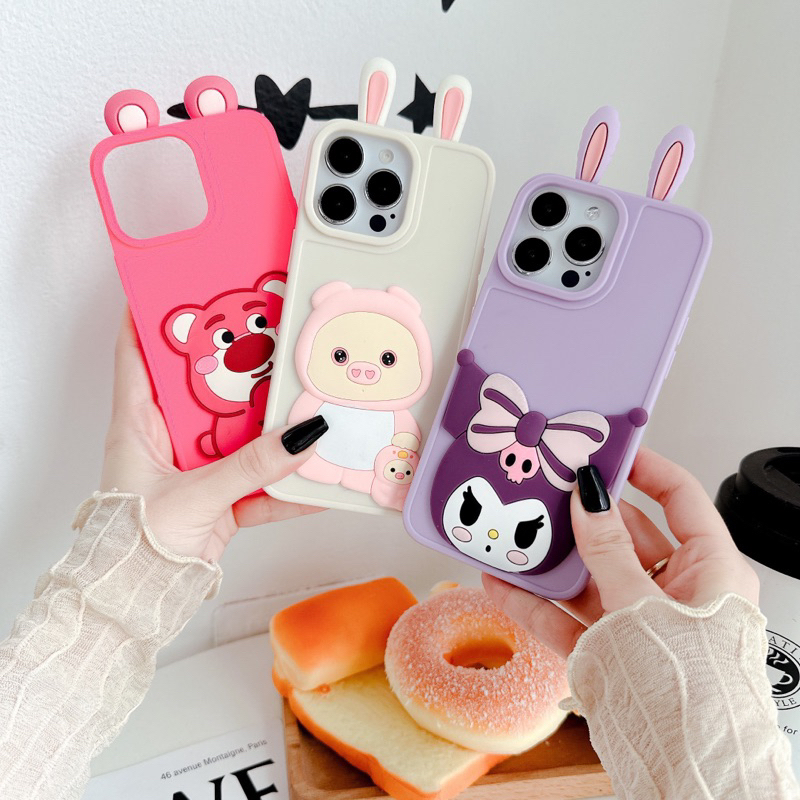 Ốp dẻo kèo tai cho iphone