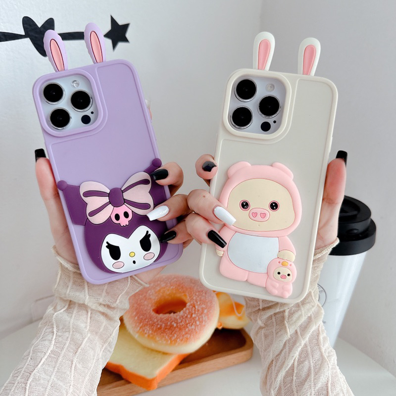 Ốp dẻo kèo tai cho iphone