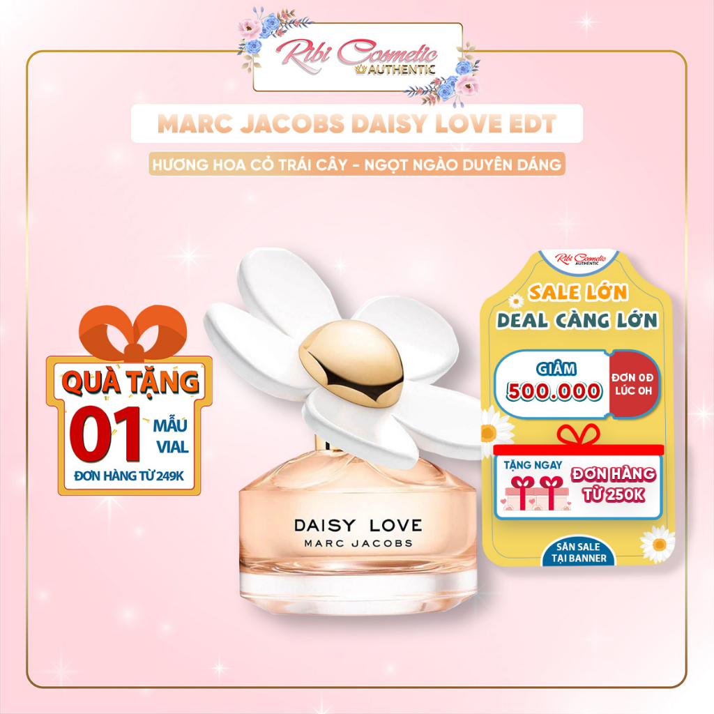 Nước Hoa Nữ Marc Jacobs Daisy Love Edt - Ngọt Ngào Như Tình Đầu - Nhẹ Nhàng Duyên Dáng | BigBuy360 - bigbuy360.vn