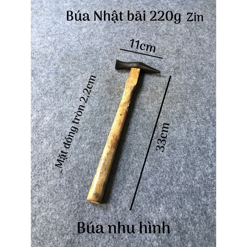 Búa Nhật bãi zin 220g, ít dùng