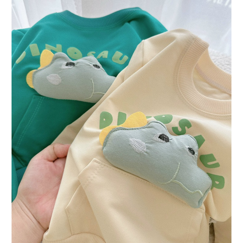 Bộ khủng long ra cá nhồi bông bé trai