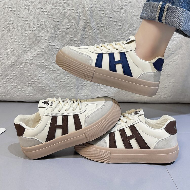 Giày thể thao nữ đế 3 cm vải canvas kiểu dáng gập gót thiết kế dây vặn thừng 3 màu