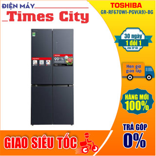 Tủ lạnh toshiba inverter 515 lít multi door gr-rf670wi-pgv-bg