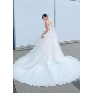 ĐẦM LƯỚI CÚP ĐÍNH HOA NỔI 3D