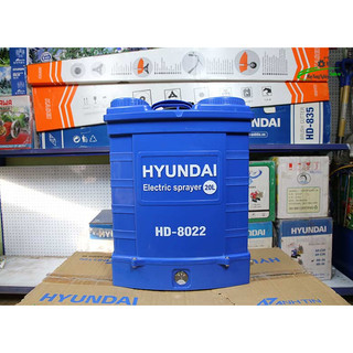 Bình xịt phun khử trùng hyundai hd-8022 bơm đôi 12v12ah chính hãng