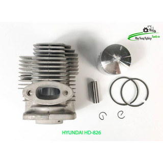 Bộ nòng piston máy cắt cỏ 2 thì hyundai hd-826 nòng 1e33f