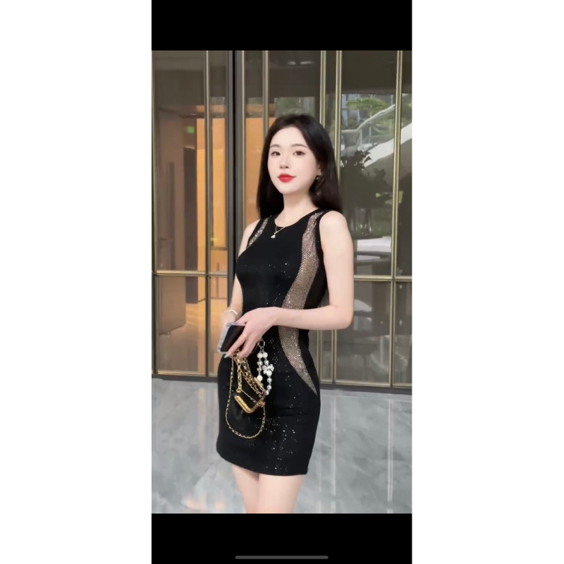 Body Kim Sa Phối Viền Sẵn lót trong _Hàng đẹp_Sang chảnh_ảnh thật