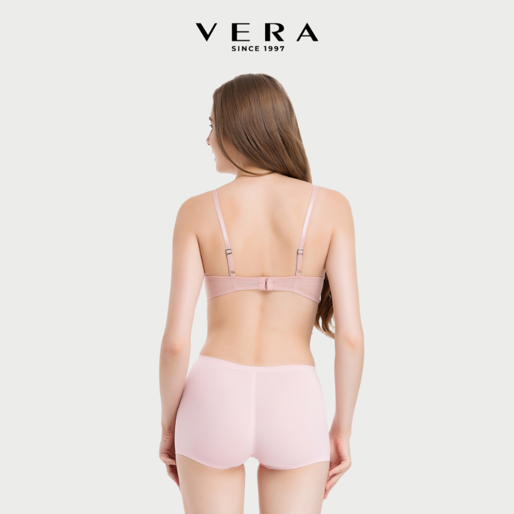 Quần lót nữ đúc su trơn dáng Boyshort Vera seamless chống lộ viền mặc trong váy - V0511