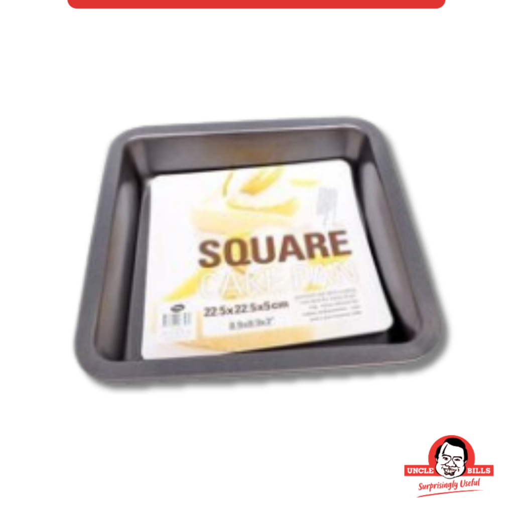 Khay Nướng Bánh Chống Dính Hình Vuông Kích Thước 20x20x4cm Uncle Bills KC0086 - Hàng Nhập Khẩu