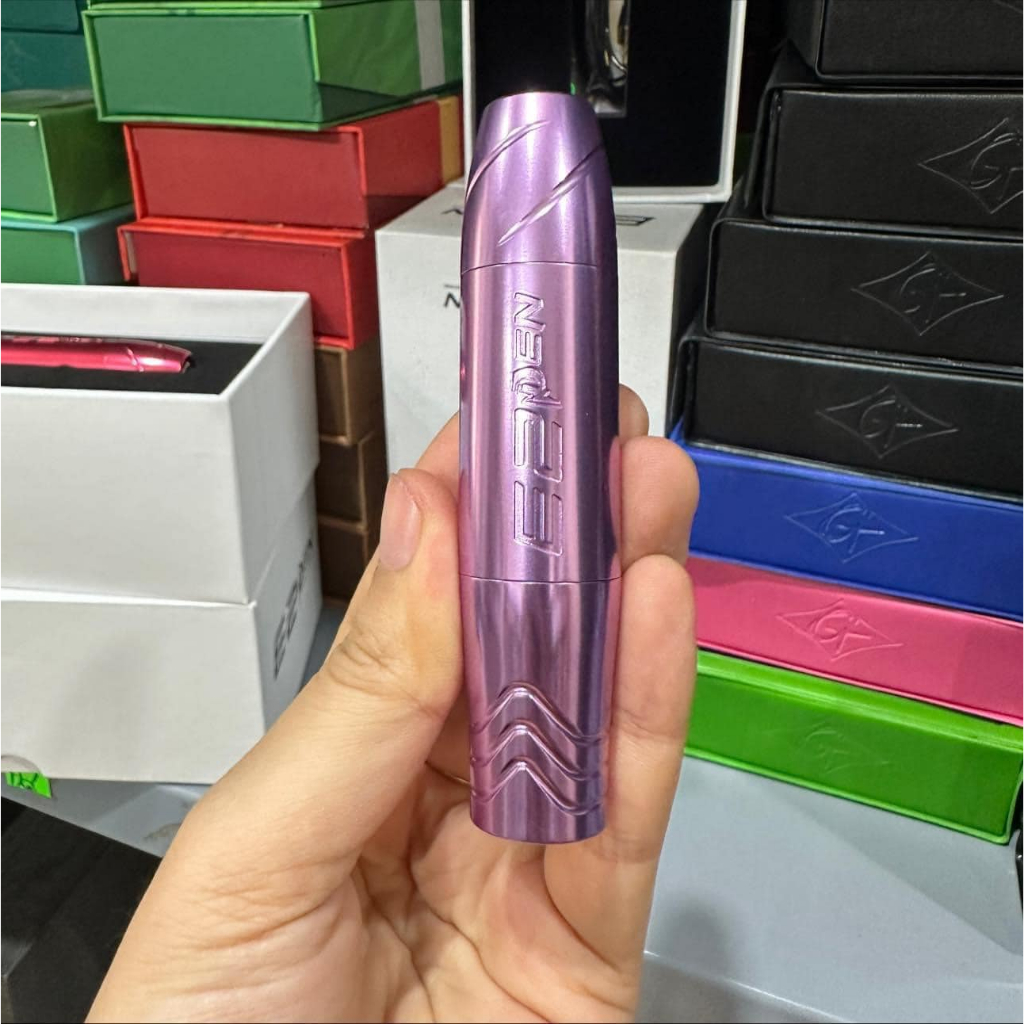 Máy Pen E2 Phun Xăm Môi LoGo in Chìm Chính Hãng, Máy Pen Mini TATTOO Bảo Hành 6 Tháng