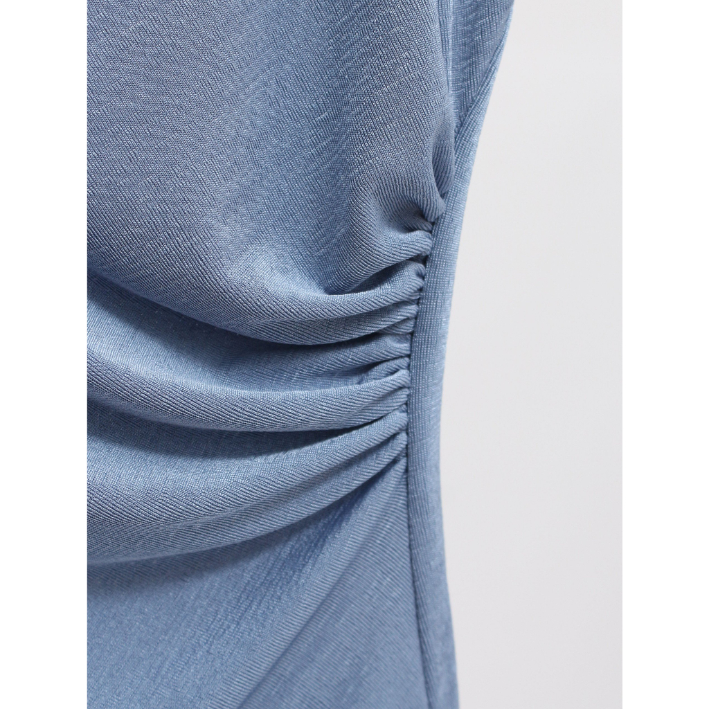 Áo thu nữ VIỆTBROTHERS tay lỡ rúm vai 231ATU03