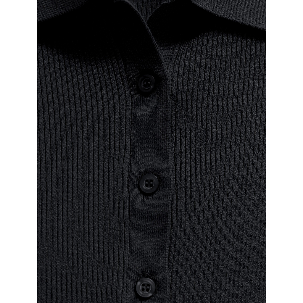 Áo len nữ VIỆTBROTHERS tay ngắn cổ bẻ 231ALU07