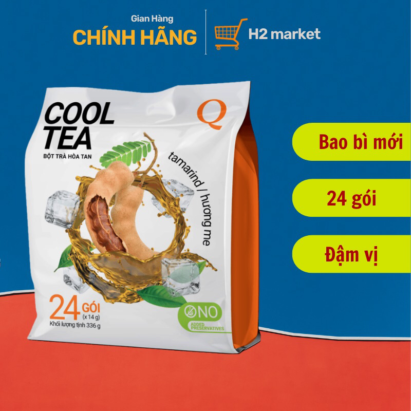 Bột Trà Hòa Tan Cool Tea Hương Me gói 366g
