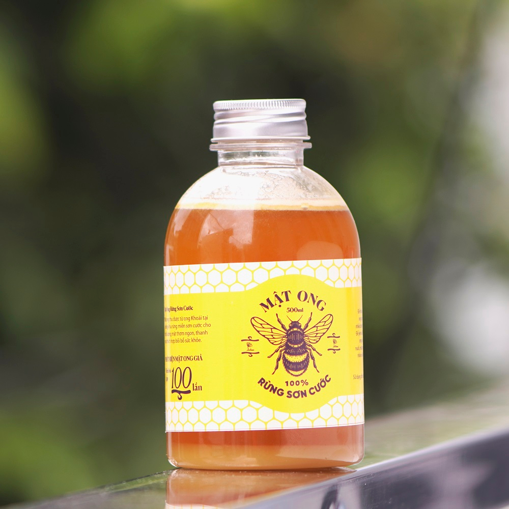 Mật ong rừng chuẩn rừng sơn cước, mật ong kết tinh, mật ong lắng đường, ong khoái, bồi bổ sức khỏe - Latini