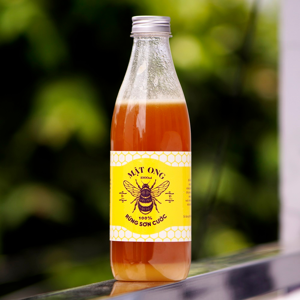 Mật ong rừng chuẩn rừng sơn cước, mật ong kết tinh, mật ong lắng đường, ong khoái, bồi bổ sức khỏe - Latini