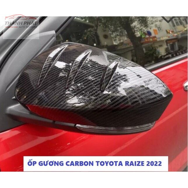 Toyota Raize, Ốp Gương Carbon Toyota Raize 2022-2023 ( Bộ 2 Chi Tiết )