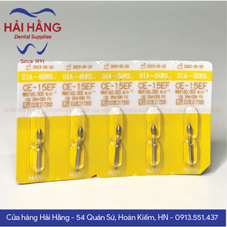 Mũi khoan dia-burs mani fo - búp lửa, ngọn lửa