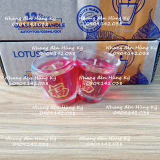 {6 cặp} Đèn cầy ly số 1