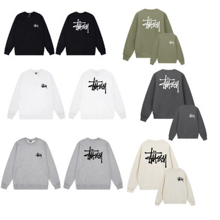 Áo Sweater Stussy áo đôi nam nữ form rộng áo tay dài unisex chất nỉ cao cấp hàng chính hãng áo swt bacsic 6589S